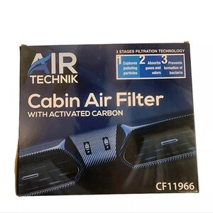Air Techik Cabin Air Filter With Activated Carbon P/N CF 11966